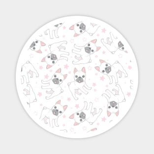 Cute French Bulldog Puppy Dog Pattern Magnet